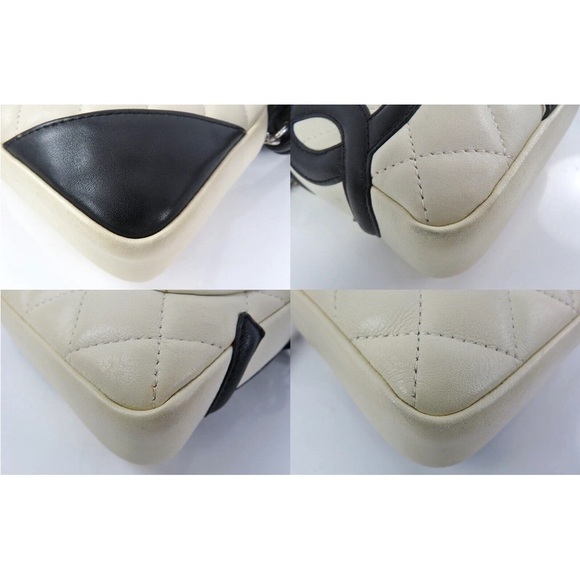 CHANEL Black and Cream Crossbody Bag - Picture 8 of 15